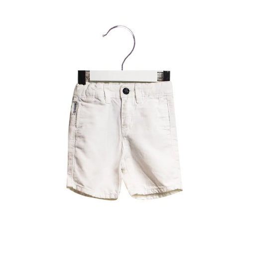 A White Shorts from Armani in size 3-6M for boy. (Front View)