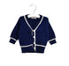 A Navy Cardigans from Familiar in size 6-12M for boy. (Front View)
