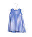 A Blue Sleeveless Dresses from Petit Bateau in size 3-6M for girl. (Back View)