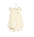 A White Rompers from Nicholas & Bears in size 6-12M for girl. (Front View)