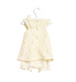 A White Rompers from Nicholas & Bears in size 6-12M for girl. (Back View)