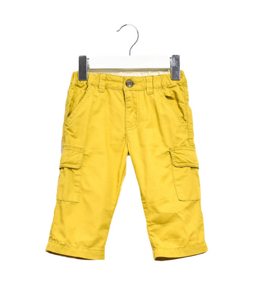 A Yellow Casual Pants from Bonpoint in size 3-6M for boy. (Front View)