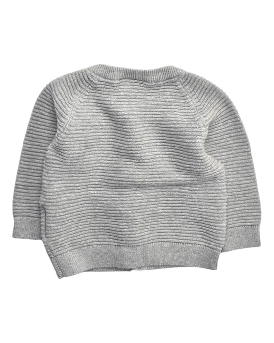 A Grey Cardigans from Name It in size 0-3M for girl. (Back View)