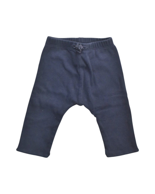 A Navy Sweatpants from Petit Bateau in size 6-12M for girl. (Front View)