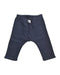 A Navy Sweatpants from Petit Bateau in size 6-12M for girl. (Back View)