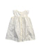 A White Sleeveless Dresses from Petit Bateau in size 6-12M for girl. (Back View)