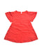 A Red Short Sleeve Dresses from Chateau de Sable in size 4T for girl. (Back View)