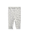 A Grey Leggings from Petit Bateau in size 6-12M for girl. (Front View)
