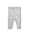 A Grey Leggings from Petit Bateau in size 6-12M for girl. (Back View)