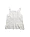 A White Sleeveless Tops from Gingersnaps in size 10Y for girl. (Back View)