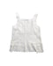 A White Sleeveless Tops from Gingersnaps in size 10Y for girl. (Back View)