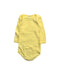 A Yellow Long Sleeve Bodysuits from Petit Bateau in size 6-12M for boy. (Front View)