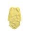 A Yellow Long Sleeve Bodysuits from Petit Bateau in size 6-12M for boy. (Back View)
