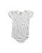 A White Short Sleeve Bodysuits from Petit Bateau in size 6-12M for girl. (Front View)
