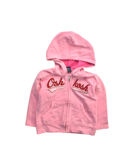 A Pink Hooded Sweatshirts from Retykle in size 18-24M for girl. (Front View)