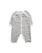 A Black Long Sleeve Rompers from Petit Bateau in size 18-24M for boy. (Front View)