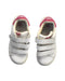 A White Sneakers from Adidas in size 4T for boy. (Back View)