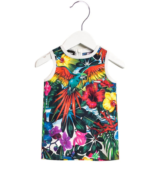 A Multicolour Sleeveless Dresses from DSquared2 in size 3-6M for girl. (Front View)