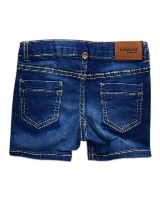 A Blue Shorts from Mayoral in size 6-12M for boy. (Back View)