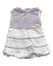 A White Sleeveless Rompers from Chateau de Sable in size 3-6M for neutral. (Back View)