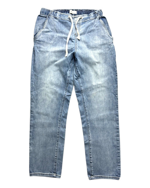 A Blue Jeans from Ripe in size Maternity-L for maternity. (Front View)