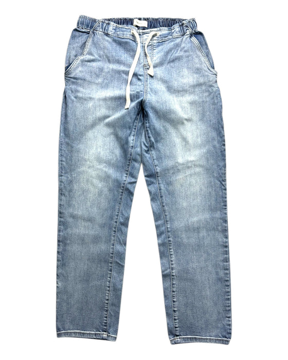 A Blue Jeans from Ripe in size Maternity-L for maternity. (Front View)