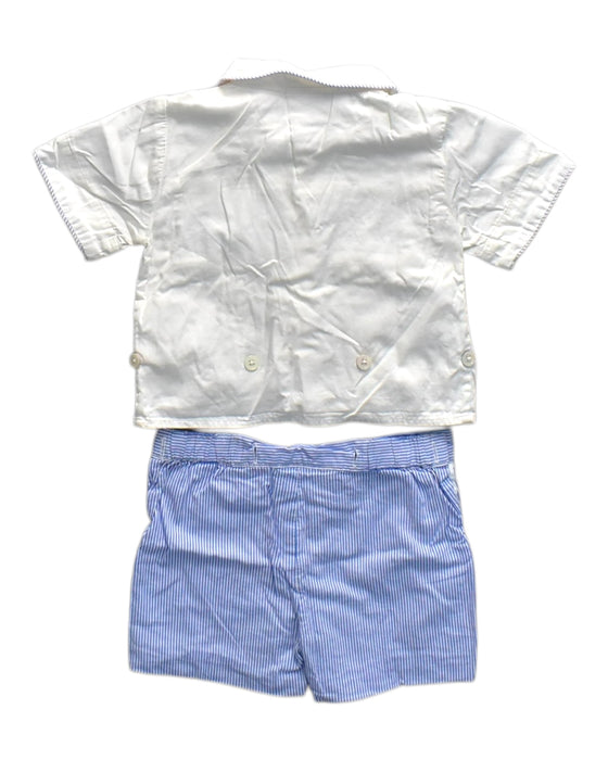 A White Shorts Sets from Rachel Riley in size 6-12M for neutral. (Back View)