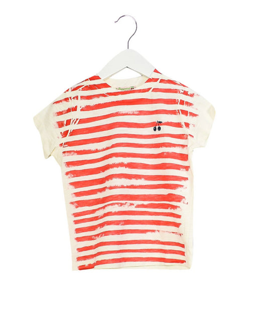 A Red Short Sleeve T Shirts from Bonpoint in size 4T for girl. (Front View)