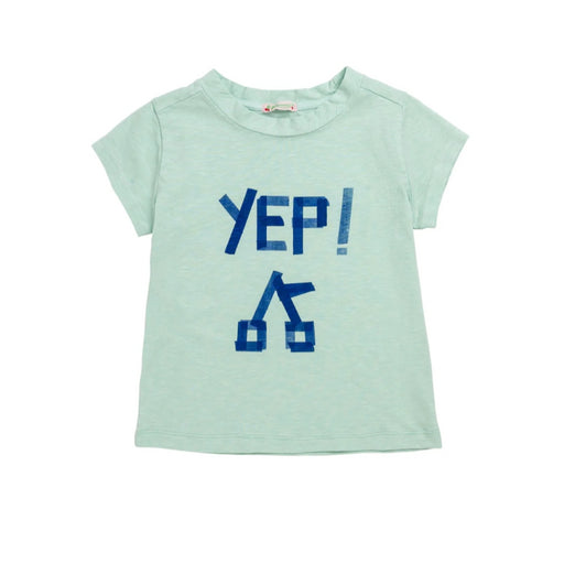 A Green Short Sleeve T Shirts from Bonpoint in size 6T for boy. (Front View)