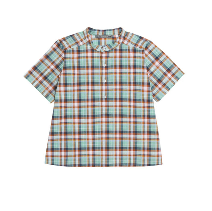 A Green Shirts from Bonpoint in size 10Y for boy. (Front View)