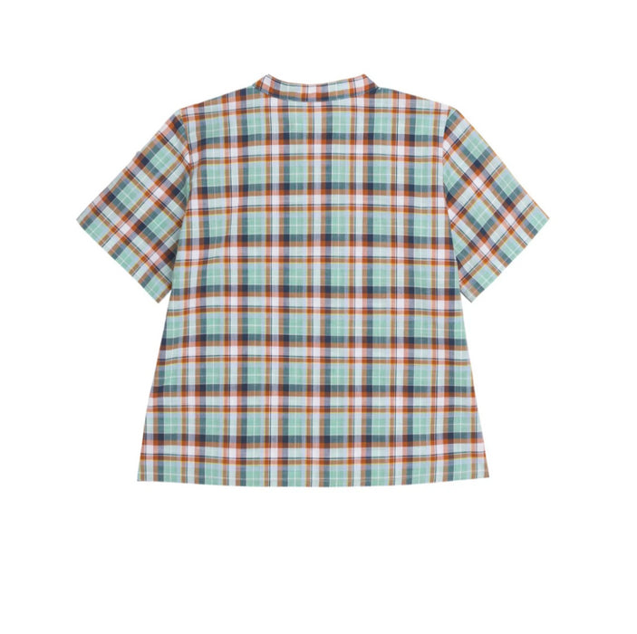 A Green Shirts from Bonpoint in size 10Y for boy. (Back View)