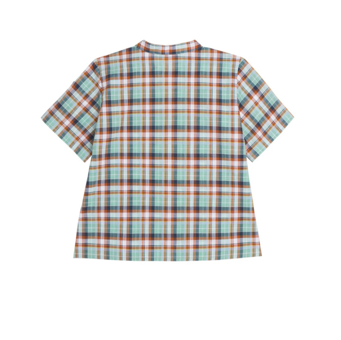 A Green Shirts from Bonpoint in size 10Y for boy. (Back View)