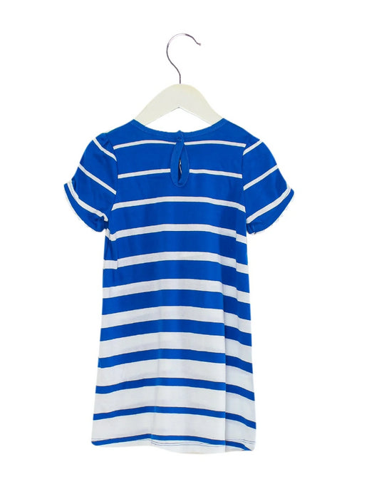 A Blue Short Sleeve Dresses from Petit Bateau in size 18-24M for girl. (Back View)