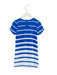 A Blue Short Sleeve Dresses from Petit Bateau in size 18-24M for girl. (Back View)