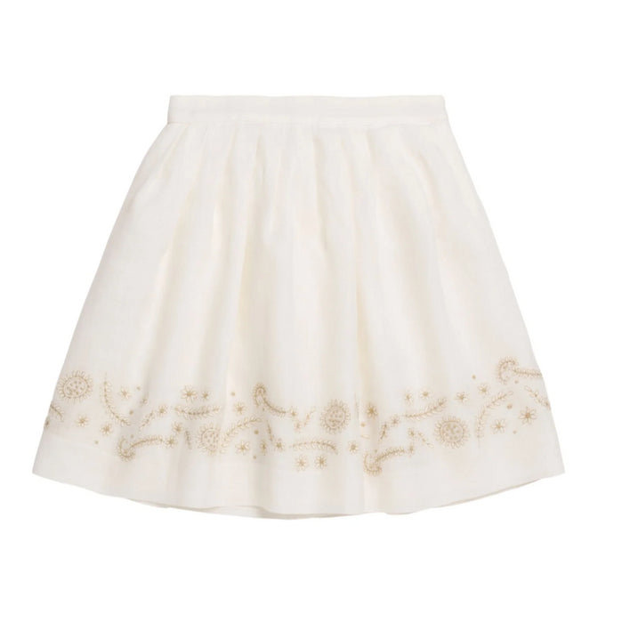 A White Short Skirts from Bonpoint in size 8Y for girl. (Front View)