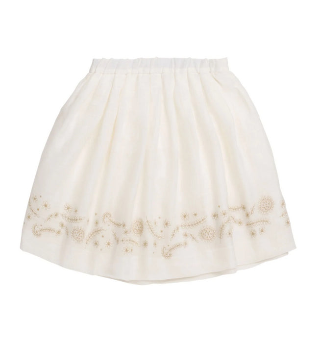 A White Short Skirts from Bonpoint in size 8Y for girl. (Back View)