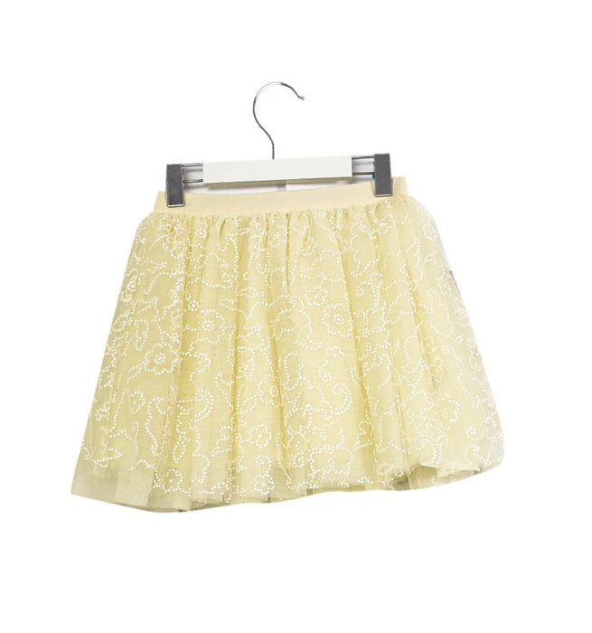 A Ivory Short Skirts from Bonpoint in size 4T for girl. (Back View)