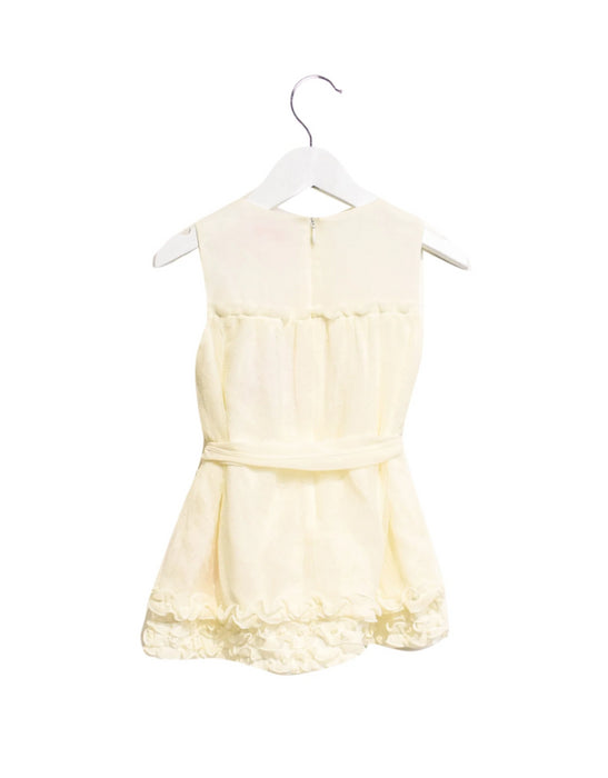 A White Sleeveless Tops from Nicholas & Bears in size 3T for girl. (Back View)