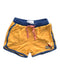 A Yellow Shorts from Gingersnaps in size 6-12M for neutral. (Front View)