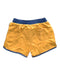 A Yellow Shorts from Gingersnaps in size 6-12M for neutral. (Back View)