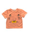 A Peach Short Sleeve T Shirts from bloomB in size 3-6M for neutral. (Front View)