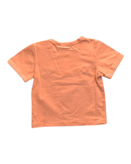 A Peach Short Sleeve T Shirts from bloomB in size 3-6M for neutral. (Back View)