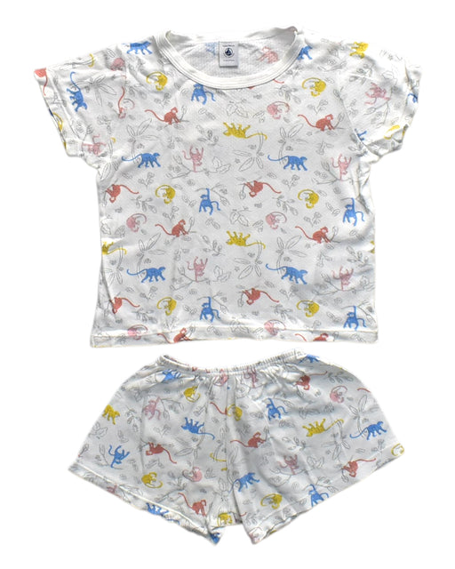 A Multicolour Shorts Sets from Petit Bateau in size 4T for neutral. (Front View)