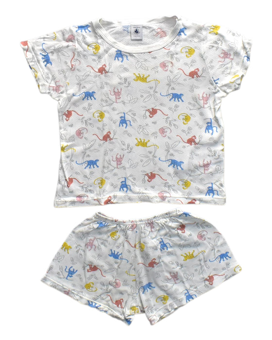 A Multicolour Shorts Sets from Petit Bateau in size 4T for neutral. (Front View)