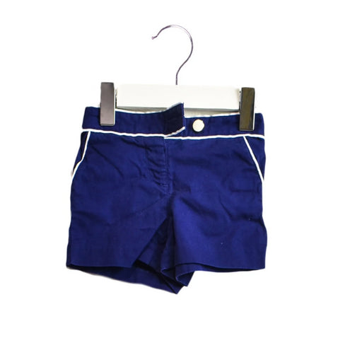 A Navy Shorts from Janie & Jack in size 6-12M for girl. (Front View)