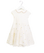 A Beige Short Sleeve Dresses from Monnalisa in size 6-12M for girl. (Front View)