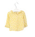A Yellow Long Sleeve Tops from CdeC in size 0-3M for girl. (Back View)