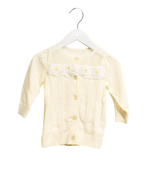 A White Cardigans from Nicholas & Bears in size 3T for girl. (Front View)