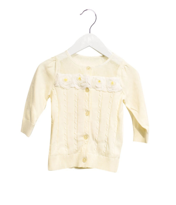 A White Cardigans from Nicholas & Bears in size 3T for girl. (Front View)