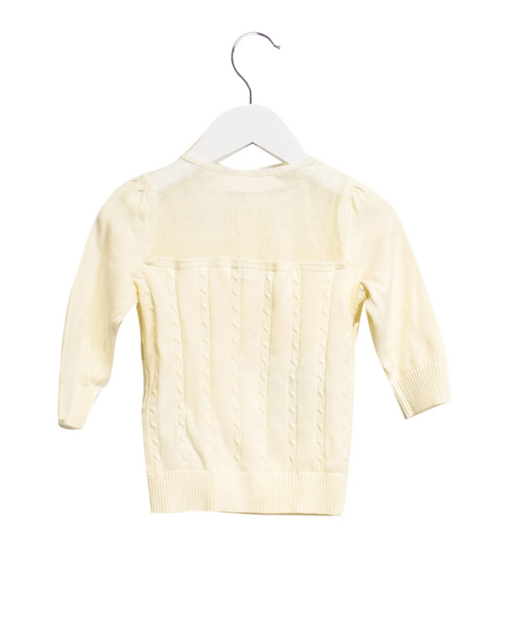 A White Cardigans from Nicholas & Bears in size 3T for girl. (Back View)